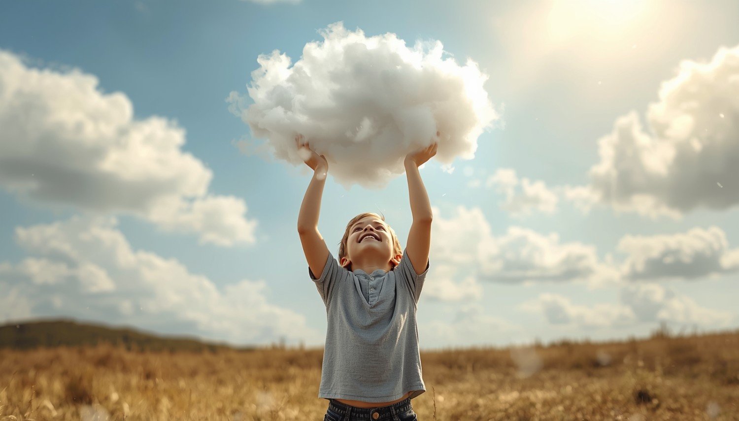 Create-an-image-of-the-boy-catching-clouds