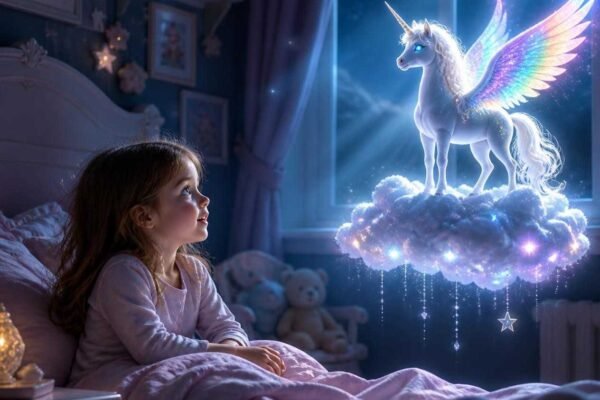Olivia and Leo the Dream Unicorn Magical Bedtime Story for Kids