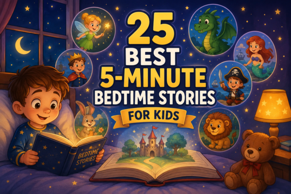 25 Best 5-Minute Bedtime Stories for Kids